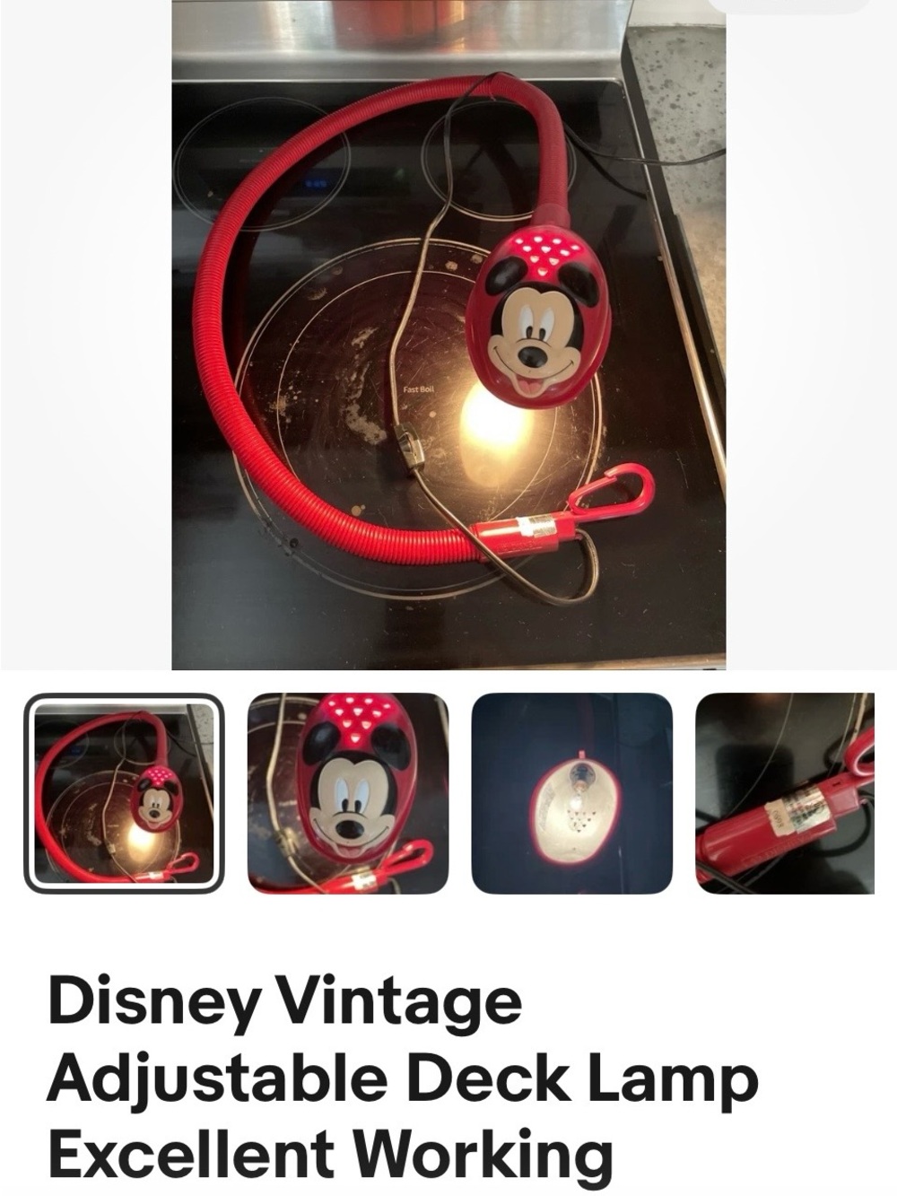 Disney vintage Mickey Mouse lamp